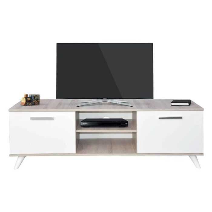 table-tv-sotufab-joy-chene-brut-blanc