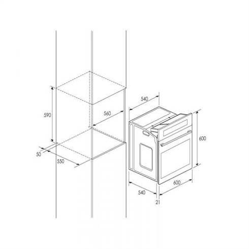 four-encastrable-focus-f521x-60cm-inox