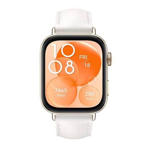 montre-connectee-huawei-watch-fit-3-blanc-cuir-band-9-offert