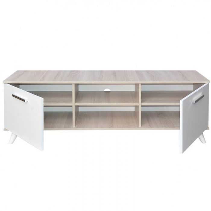 table-tv-sotufab-joy-chene-brut-blanc