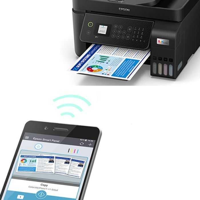 L5290 Rear Imprimante à Réservoir Intégré EPSON ECOTANK L5290 4En1 C...